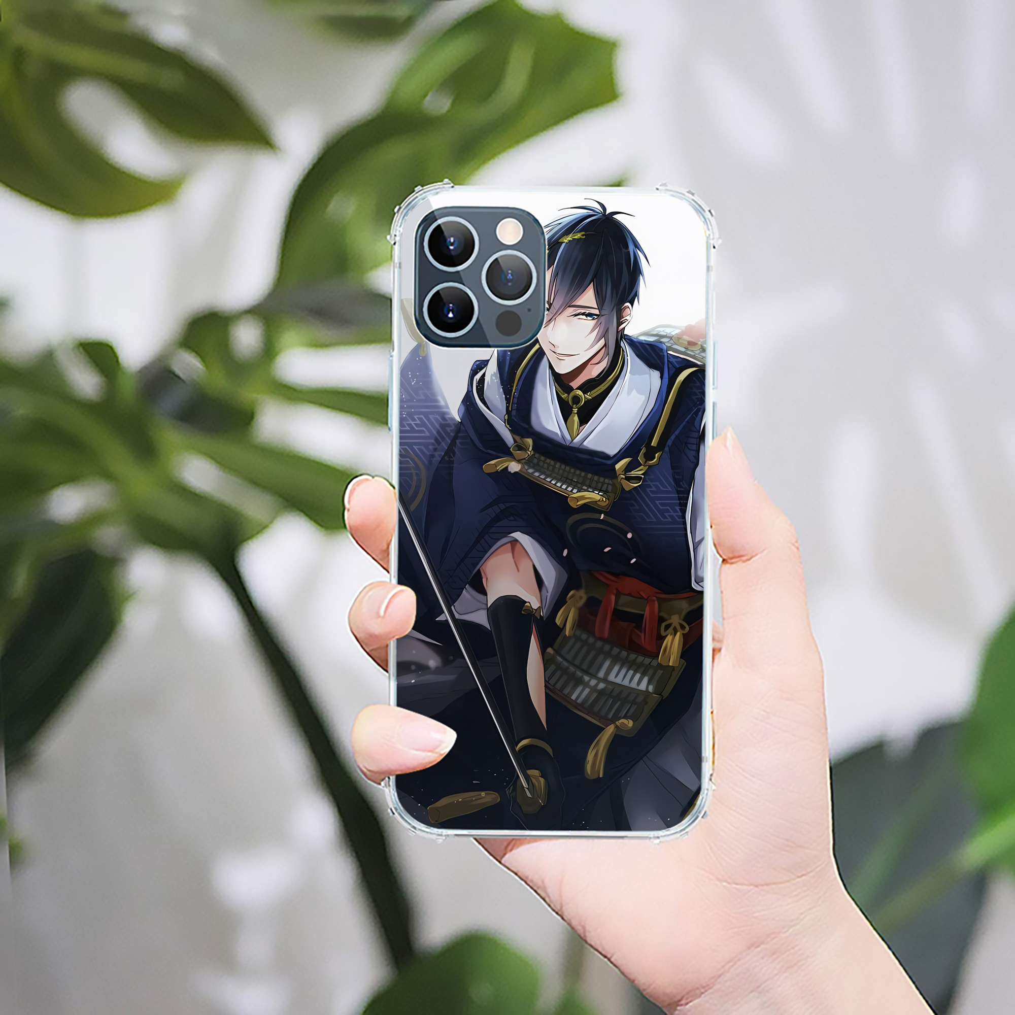 （画像用） 刀剣乱舞 Touken Ranbu 【iPhone 12シリーズ対応】透明スマホケース（クリアソフトケース）